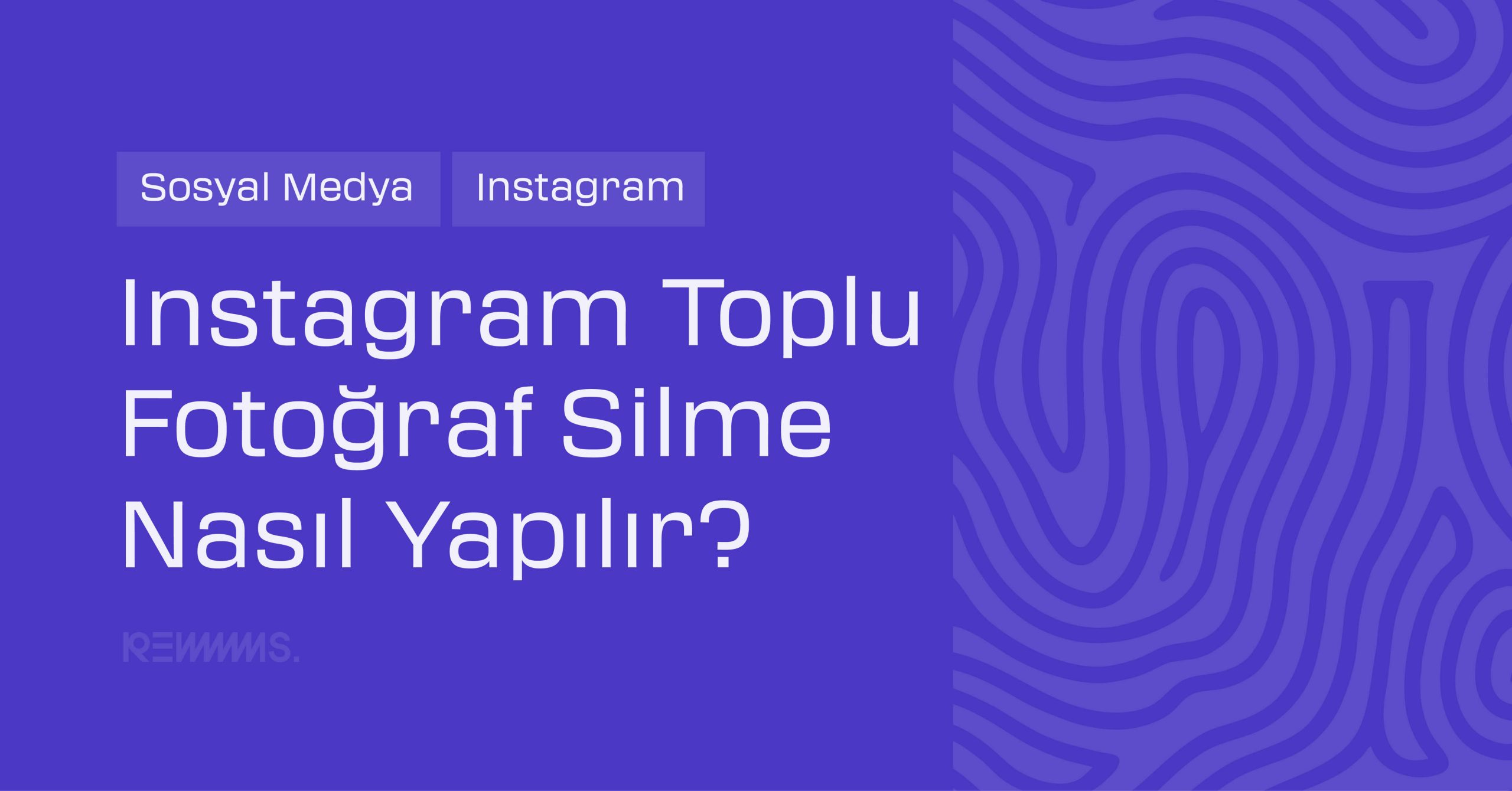 Instagram Toplu Fotoğraf Silme ve Arşivleme